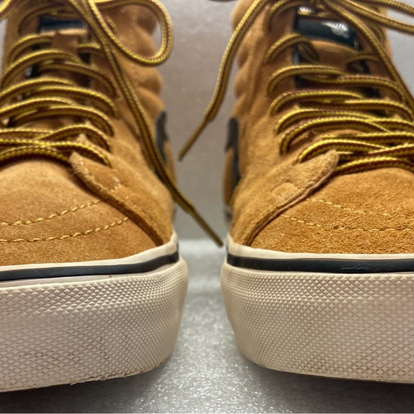 VANS Sk8 Hi Wheat Suede TanSk8 Skate 👟 Size Women's 9.5/Men’s 8 - Picture 6 of 9